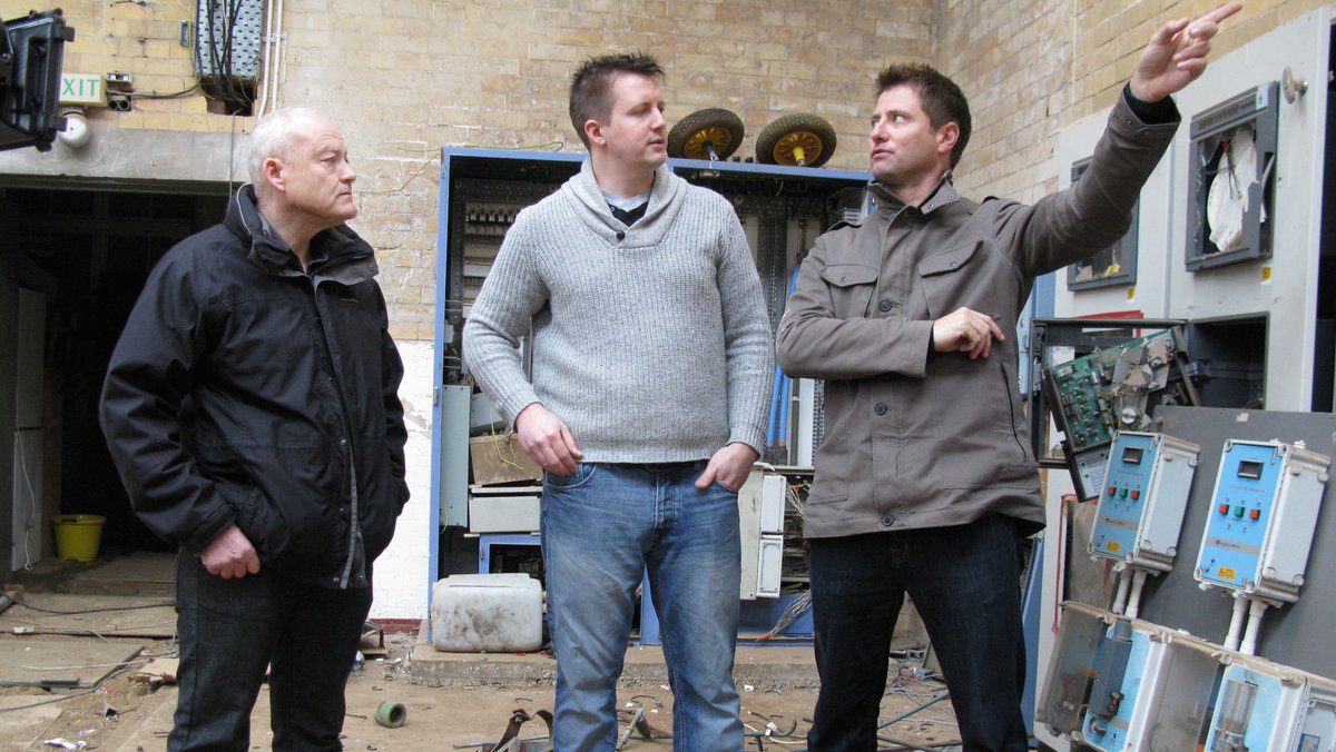 Meet Mike &amp; son in law Matt as they propose to convert industrial water plant into TWO family homes. @gcresoration <a href="/GCRestoration/">The Restoration Man</a>