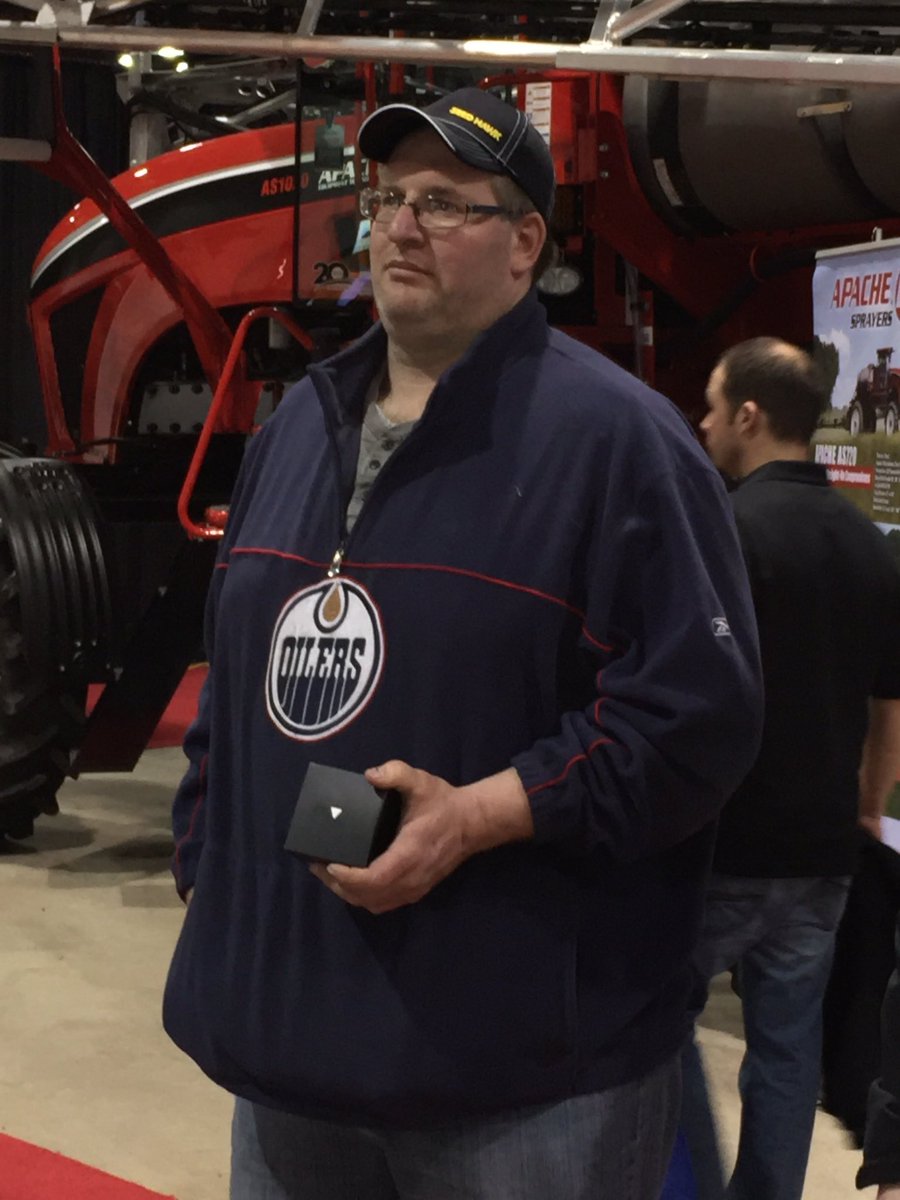 Congratulate Mike McCallum on winning a Garmin FenixIII Smart Watch in the Seed&amp;Succeed Sweepstakes at the Väderstad booth MB Rm 306-307