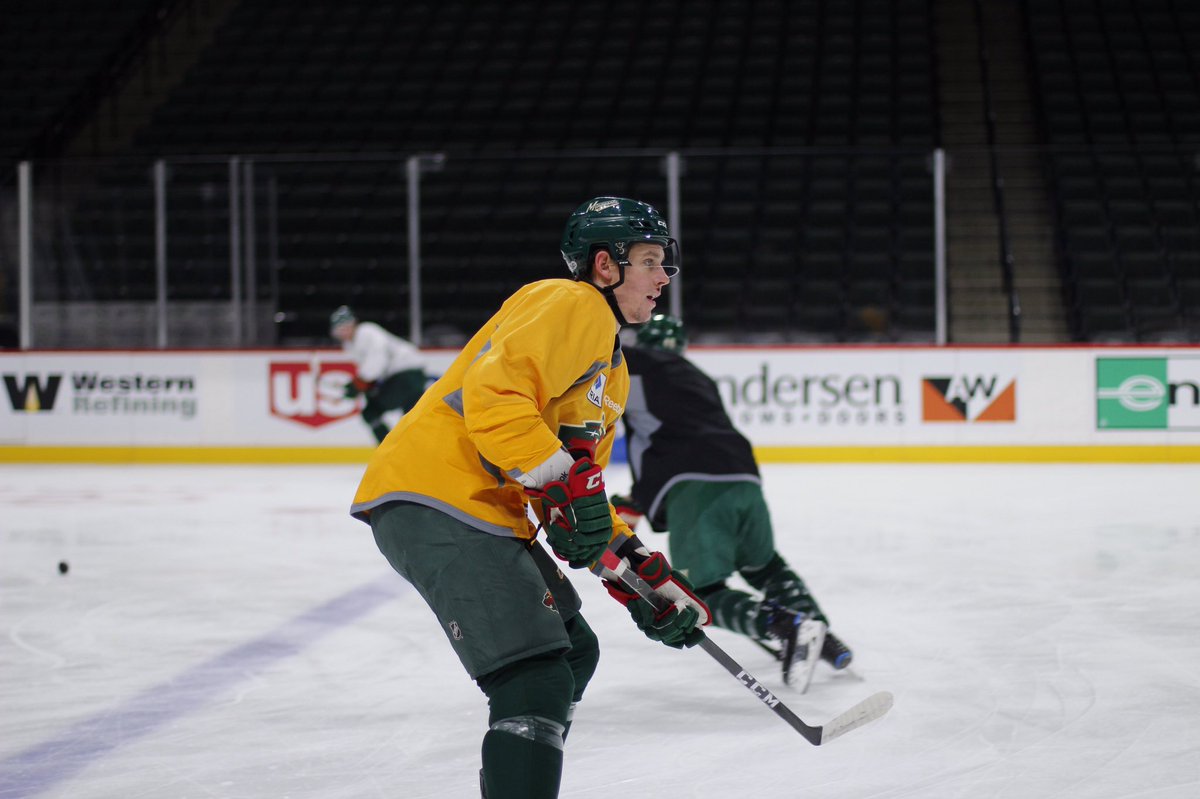 #mnwild back to work this morning at @XcelEnergyCtr https://t.co/4BoSZNtlsn