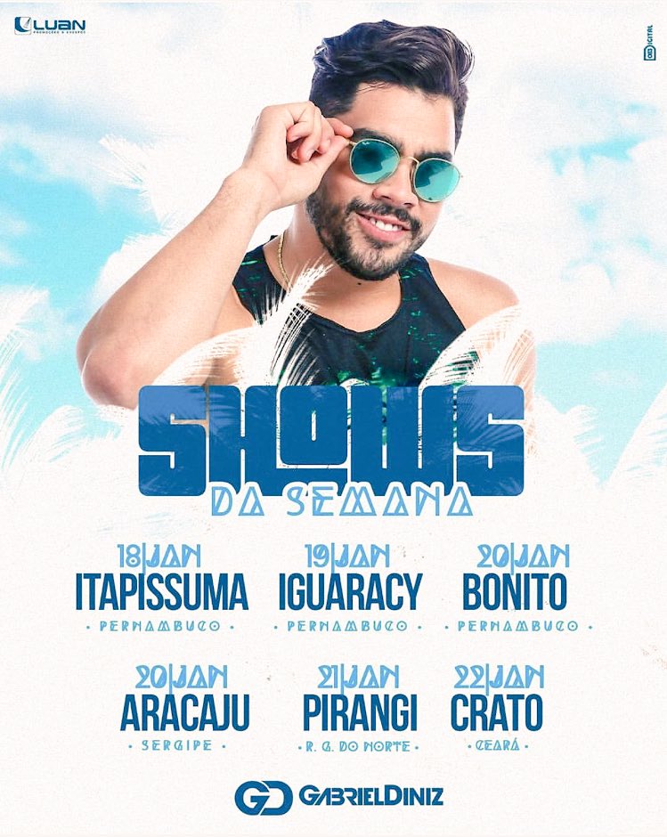 ForroPage's tweet photo. Agenda semanal do @_gdoficial tem Itapissuma(18), Iguaracy(19) e Bonito(20) 🎉 https://t.co/IqURRhBUYy