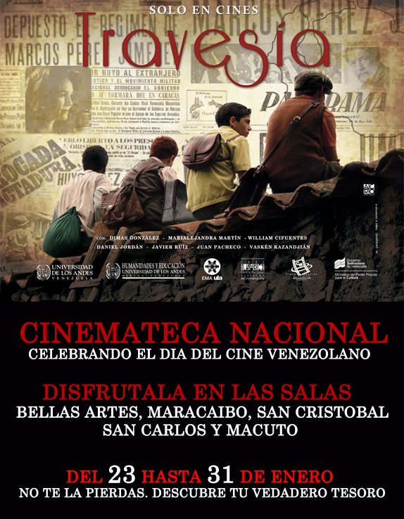DESCUBRE tu Tesoro #travesialapelicula @EMA_ULA_coodiex @cnac_en_linea #cinevenezolano Para Todo público Disfrútala por <a href="/cinematecavzla/">Cinemateca Nacional</a>