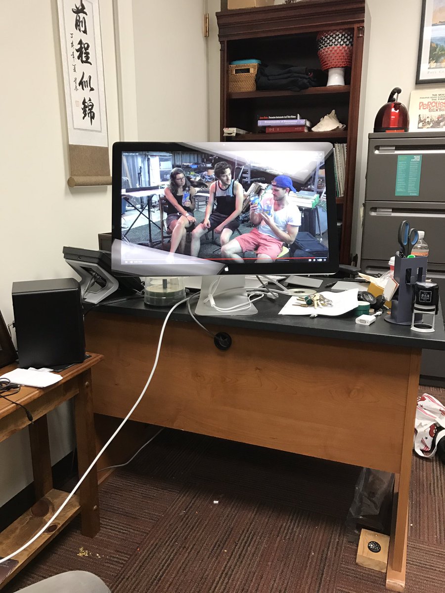 VTPercussion's tweet photo. Working on @robertshonstein piece composed for @T_I_G_U_E !! Thanks for the helpful vid #bisodiumcarbonate https://t.co/DIaRcCB7BT