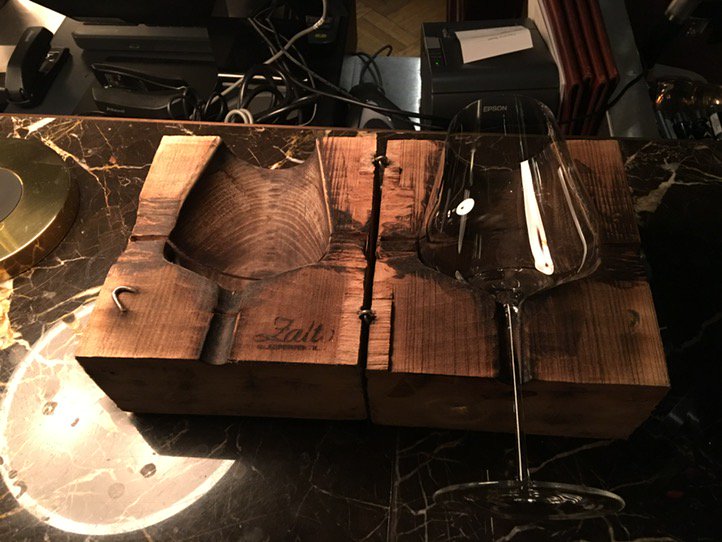 <a href="/LeaandSandeman/">Lea & Sandeman</a> <a href="/zalto/">zalto</a> @67pallmall 
The great Zalto glass mould.