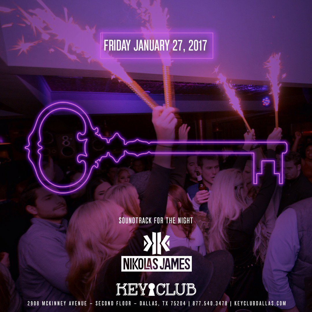 DJNikolasJames's tweet photo. #DALLAS KEY CLUB Friday the 27th. DON'T MISS OUT #HipHopOnly https://t.co/FVWLWQ4GAE