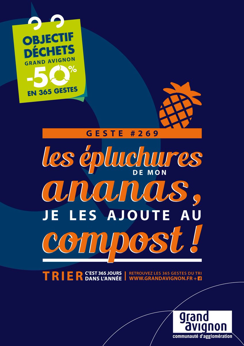 [Geste 269] Les épluchures de mon ananas, je les ajoute au compost ! #365gestes