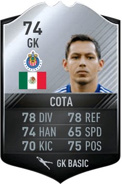 ut_goat's tweet photo. Ya te viste en el #EDLS18 de #FIFA17? @RodolfoCota_ 
Felicidades! @Chivas #FUT17 https://t.co/ZQKwApakmX