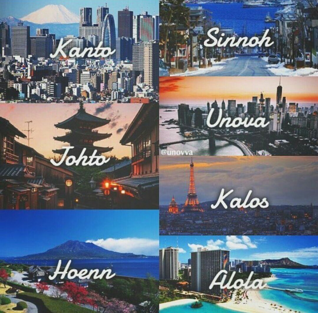 #Pokemon Regions: