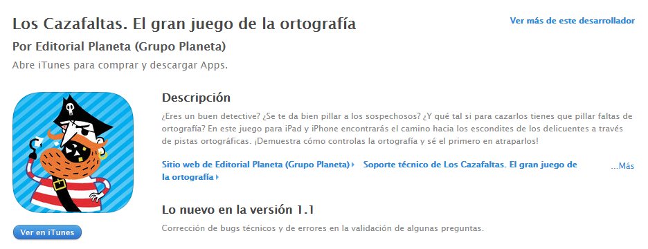 chiskapedagoga's tweet photo. Juega y aprende con Los Cazafaltas, una app para aprender ortografía. ¿Te apuntas? https://t.co/9rFeb8cKiv https://t.co/gGIN5B6A4D …