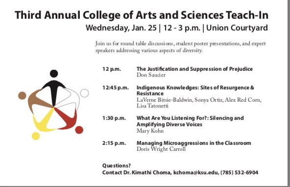 Hey you! Join us for round table discussions, student poster presentations, and expert
speakers addressing various aspects of diversity!