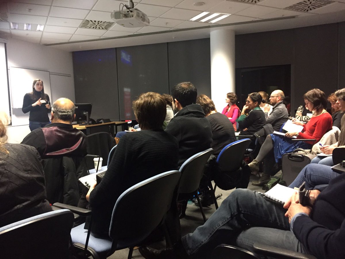 Polibienestar's tweet photo. our researcher @elisavalia presents NO PUNISH at Univ West London and encourages ENSA members to share their good practices with us! https://t.co/7ZSB3Fzoaq