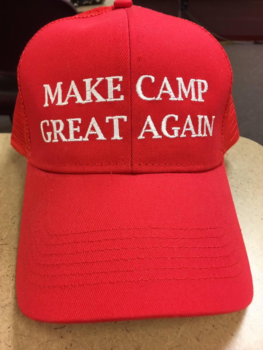 unshmdRomans116's tweet photo. Got this for free at the IWU camp fair. #MakeCampGreatAgain https://t.co/AKBQHaVMct