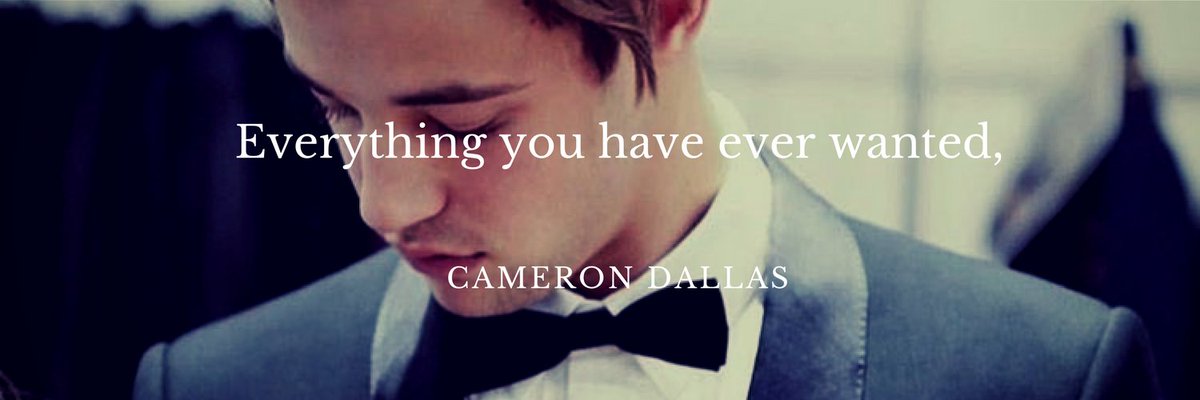 Shaneen2018's tweet photo. MY KING!! @camerondallas New twitter header! #chasingCameron #ChasingCameronNetflix https://t.co/31MmwGn9i7