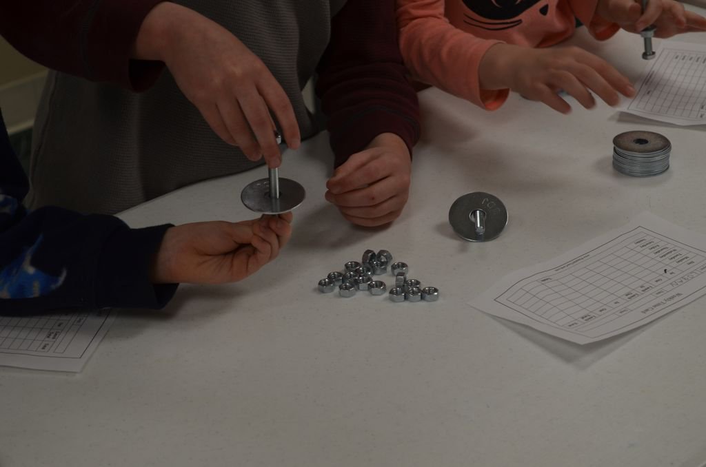 Co-op day picture! It was so fun. The kids went back in time to the Industrial Revolution to work on an assembly line.