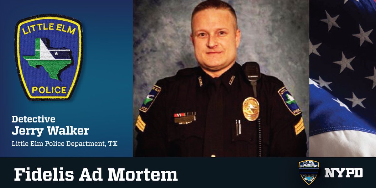 Little Elm detective Jerry Walker shoot, killed by leftist