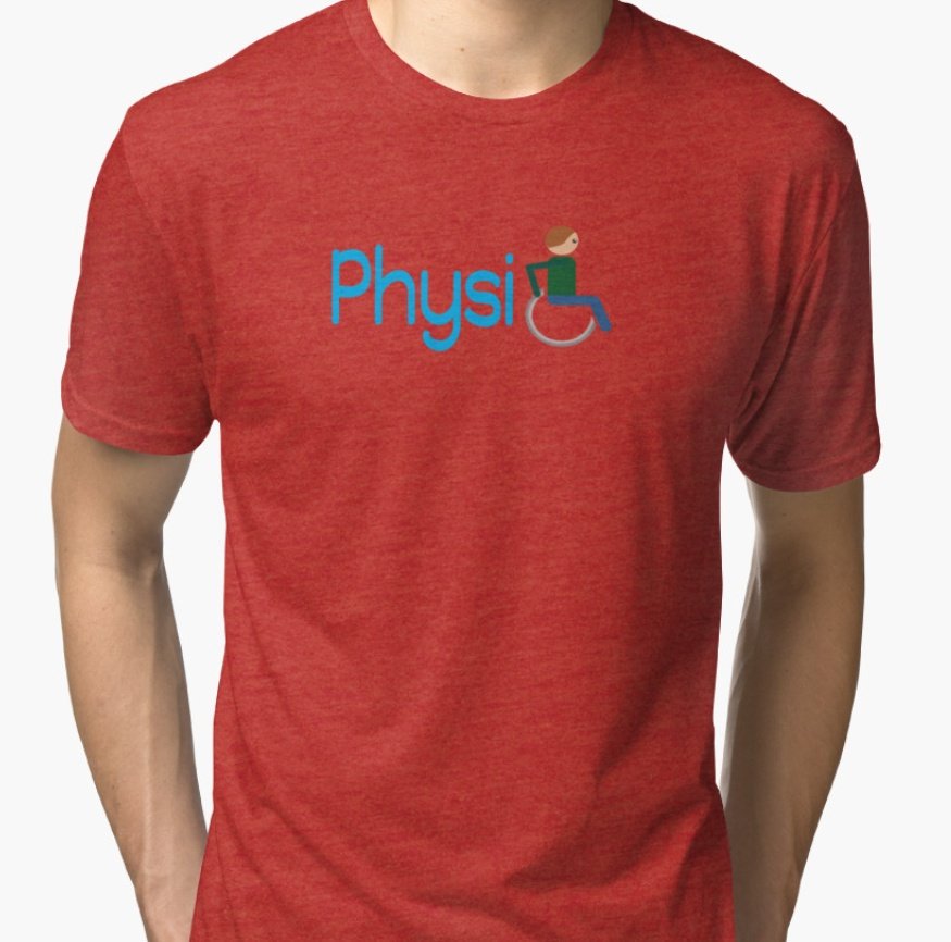 Finally! Something catchy for PT. PhysiO design - Stickers, T-Shirts, Mugs, etc. bit.ly/TechnoPhysio2j…