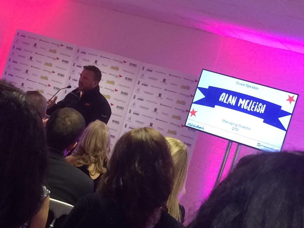 Martin__Edgar's tweet photo. .@ESparkGlobal Alan McLeish QTS - sharing his colourful success story #GoDoEntAwards https://t.co/pbsyMjfl4d