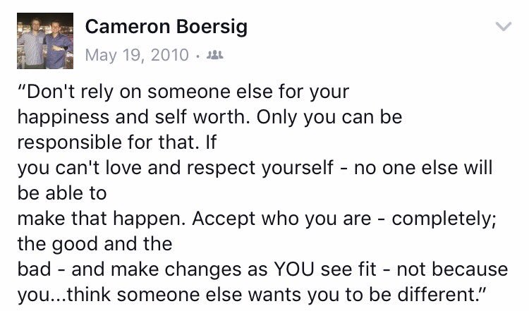 Some words of wisdom #Cameronsthoughts