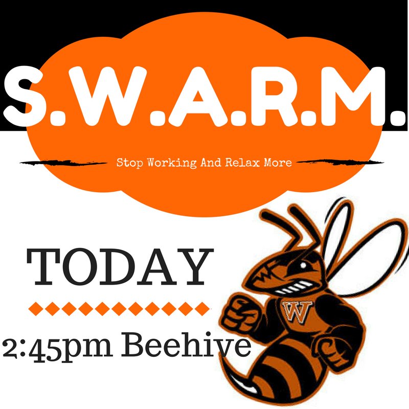 WU_SAB's tweet photo. S.W.A.R.M. Today. 2:45pm. Beehive. #WUsab #showmewu #swarm 🐝 https://t.co/mQdCC3INfo