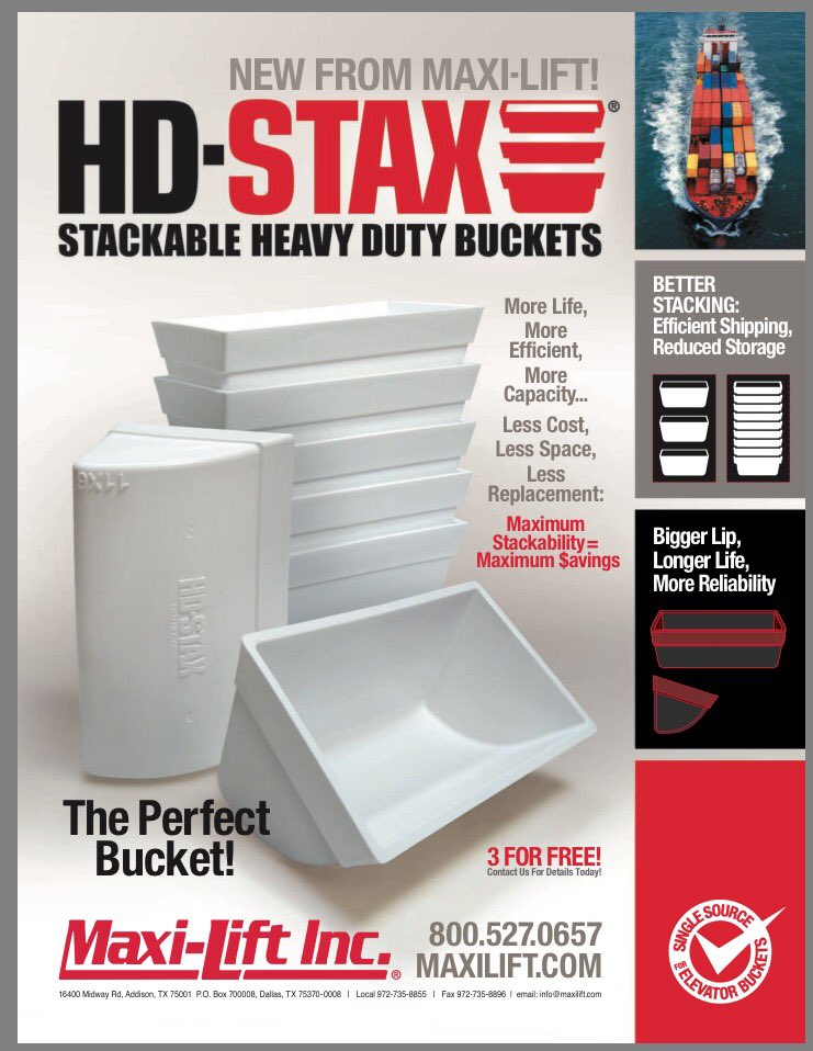 maxiliftinc's tweet photo. We are always trying to innovate and do more than the rest. Check out our latest innovation! #HDSTAX #Elevator #Buckets https://t.co/ZeiL7NXkQ7
