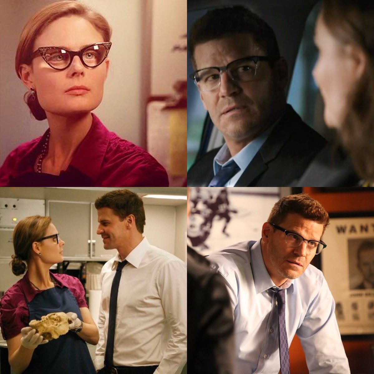 RedSparklyBooth's tweet photo. Those that nerd together stay together. 🤓 #Bones #YouLookHot https://t.co/lKN3BNARyT