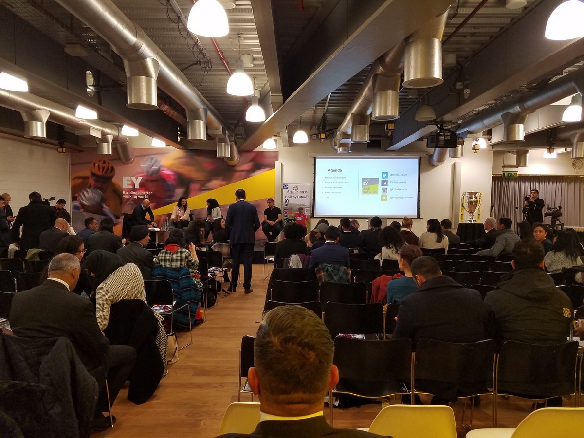 Absolutely wonderful to host <a href="/AsianSports_Fdn/">Asian Sports Foundation (ASF)</a> at @EY_UKI this evening exploring Asian participation in #sports <a href="/premrugby/">PREM Rugby</a>  #diversity