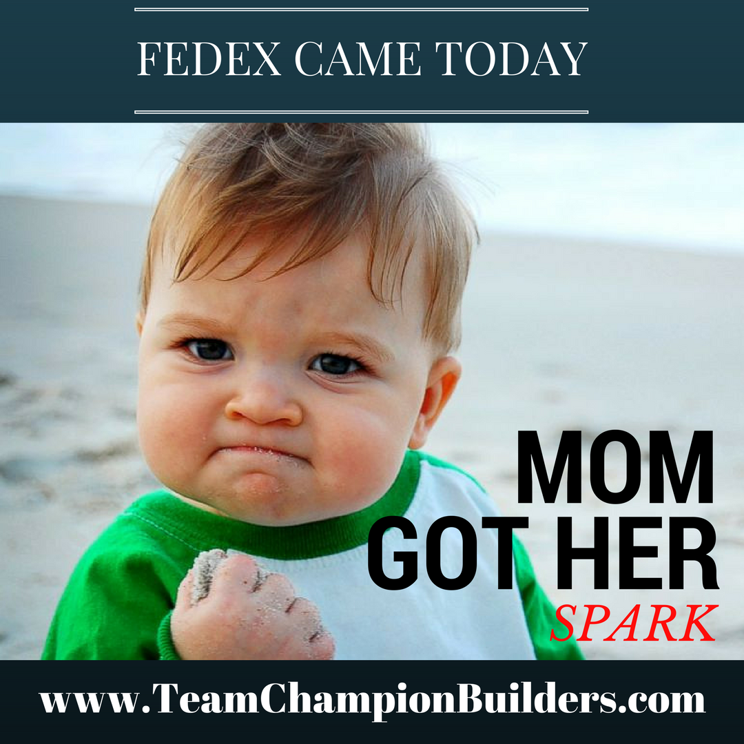 TCBweb's tweet image. Haha..I bet this is how my kids feel some days :).  Got Spark? If not visit TeamChampionBuilders.com and place your order. 
#Advocarespark