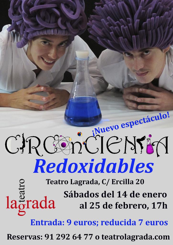 CirconCiencia's tweet photo. Estaremos todos los sábados hasta final de Febrero en el Teatro la Grada, C\Ercilla 20, metro Embajadores, Acacias. https://t.co/otxgSmVblZ