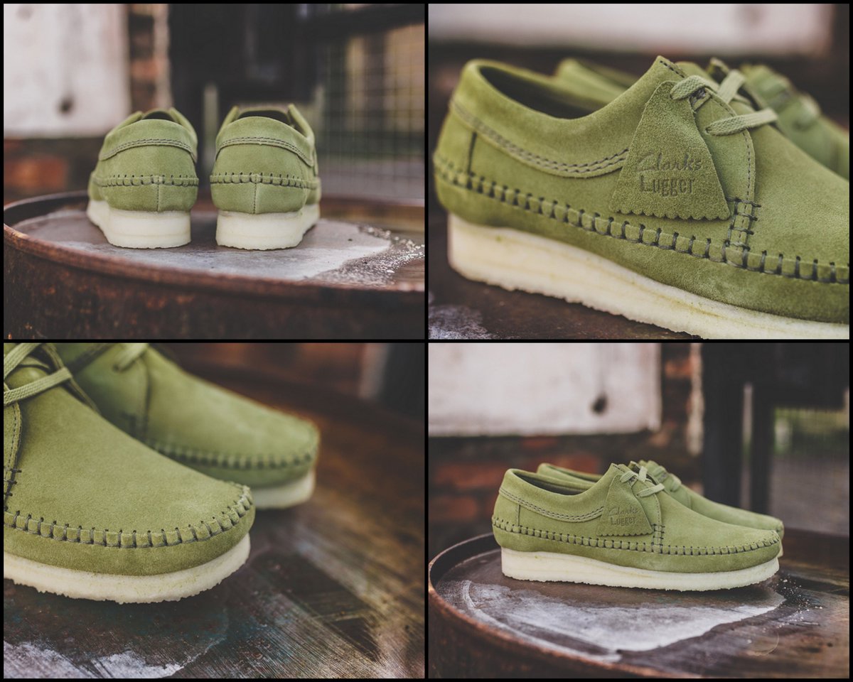 clarks weaver forest green