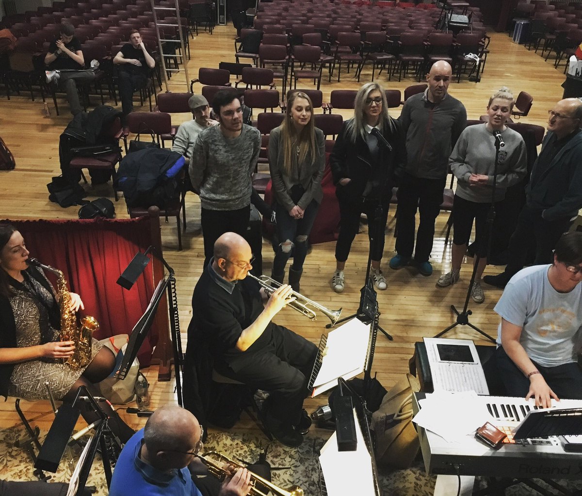 YeadonPanto's tweet photo. It's band call night! Jack and the Beanstalk opens this Friday at Yeadon Town Hall. Tickets from https://t.co/mePEwr8hyi https://t.co/uRrH4vpJ2L