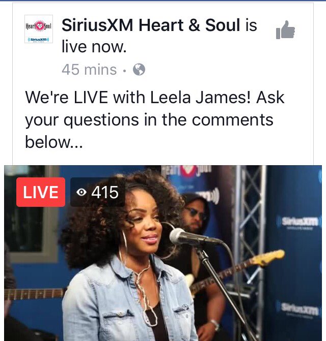 LeelaJamesFans's tweet photo. Our girl is live now. Check it out and send your questions. #leelajames https://t.co/09lYsoECY6