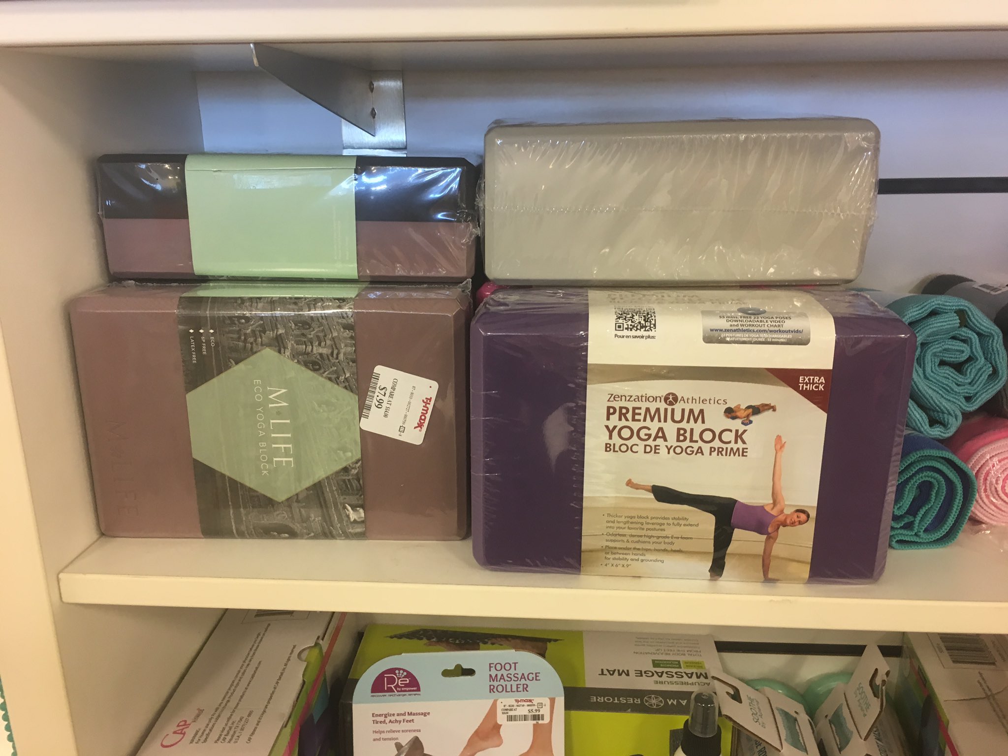 tj maxx yoga blocks