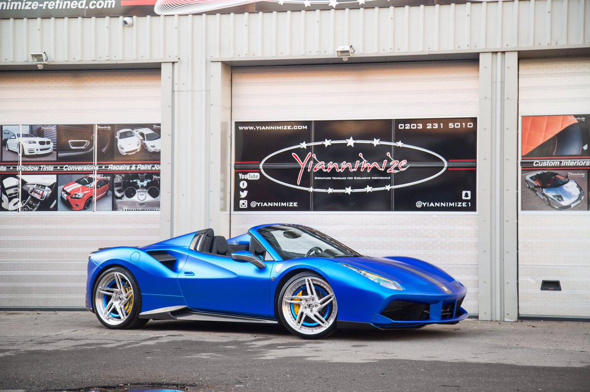 yiannimize's tweet photo. In love 💙💙💙.... New wrap and new wheels #yiannimize https://t.co/Nrr7f8xwm6