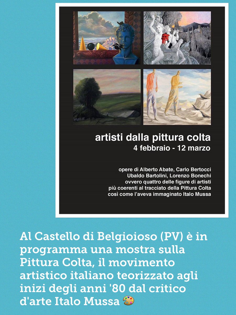 fotopavia's tweet photo. #mostra di #pittura #colta in programma al #castello di #Belgioioso 
#pitturacolta #pavia #lodi #milano #lombardia #italia #cultura https://t.co/E1lqxfqhbR