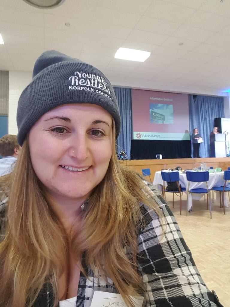 Love my new hat! #NCSym17