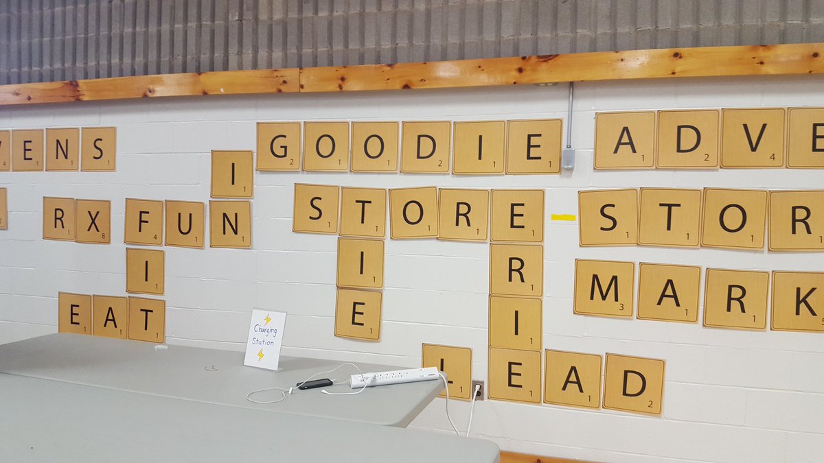 Giant Scrabble #ncsym2017