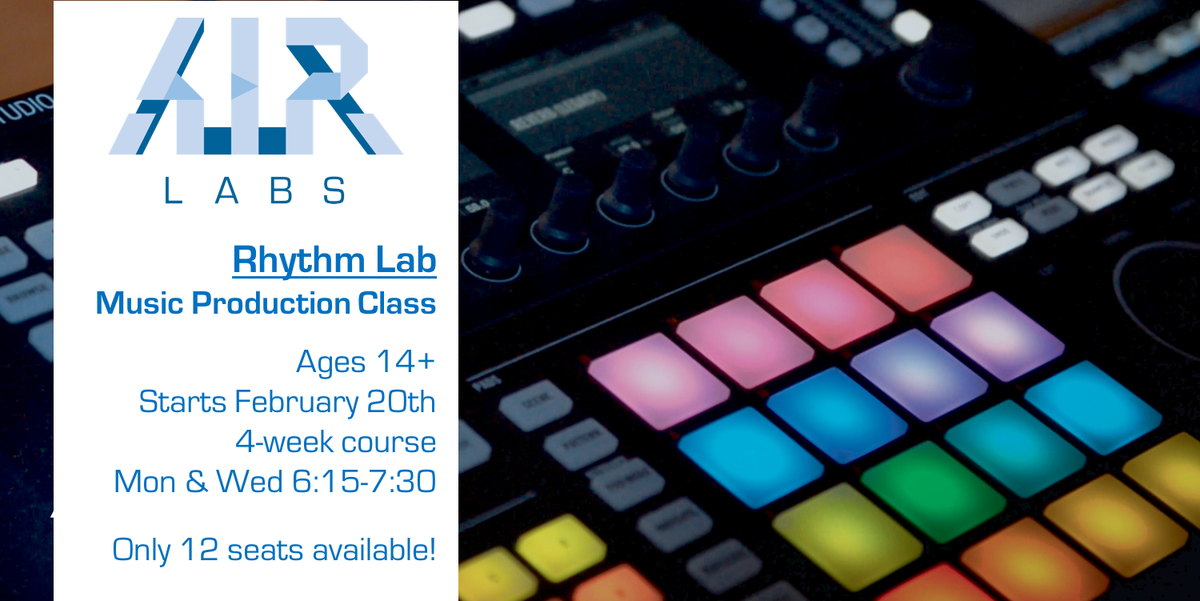 We're offering a music production course using #NativeInstruments software &amp; hardware to make beats &amp; songs! Info: weareairlabs.com