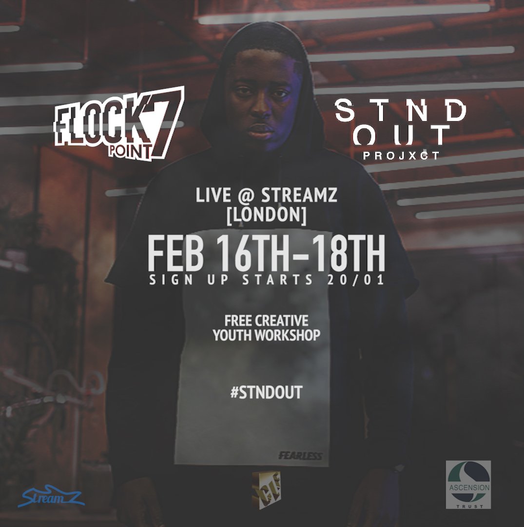 KeyShiftLondon's tweet photo. CALLING ALL YOUTH..
Sign UP 2 #STNDOUT Project THIS FRIDAY!
ITS FREE! 13-18 ONLY.
{{https://t.co/x4GaBlhvDB}} https://t.co/4z77tKJhps