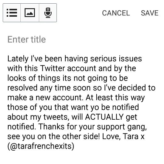 Tara Carroll tweet media