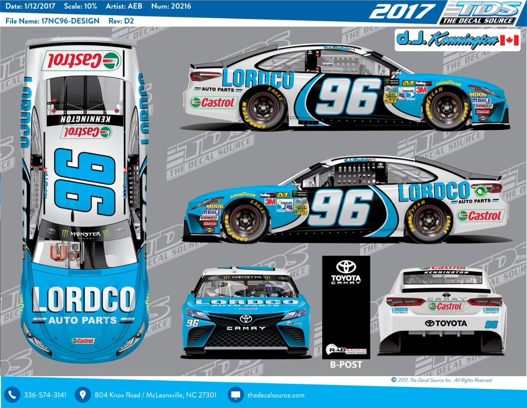 DJKRacing's tweet image. Big news just released today! I will be attempting the Daytona 500 with @GauntBrosRacing @CastrolCanada lordco auto parts #Daytona500