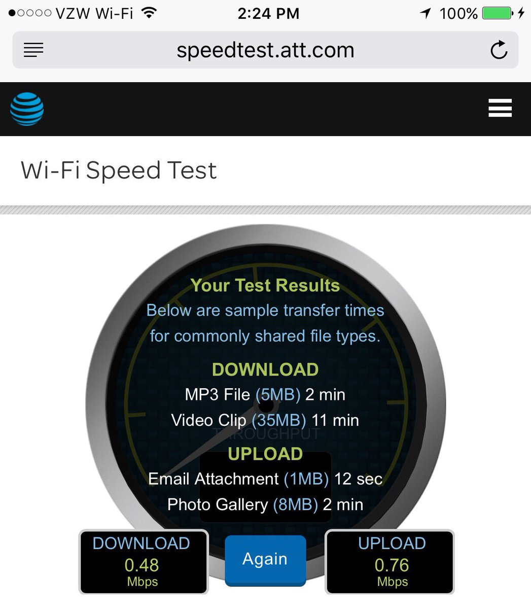 BanksKelli's tweet photo. @Windstream This is the second speed test of the day. These results are completely unacceptable!! Fix it!! #Windstream #DoNOTusethiscompany https://t.co/VEv77MOQvd