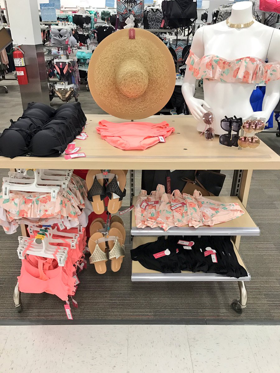 When tables are light you make it work! $5 off any womens swim purchase when you try on a swim suit! #t1191 #visual