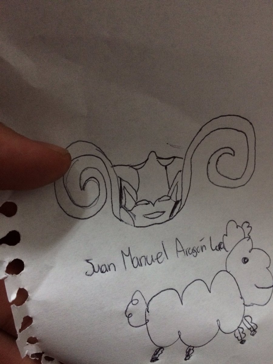 omar_cg27's tweet image. #HPCCM#DibujameUnaOvejita