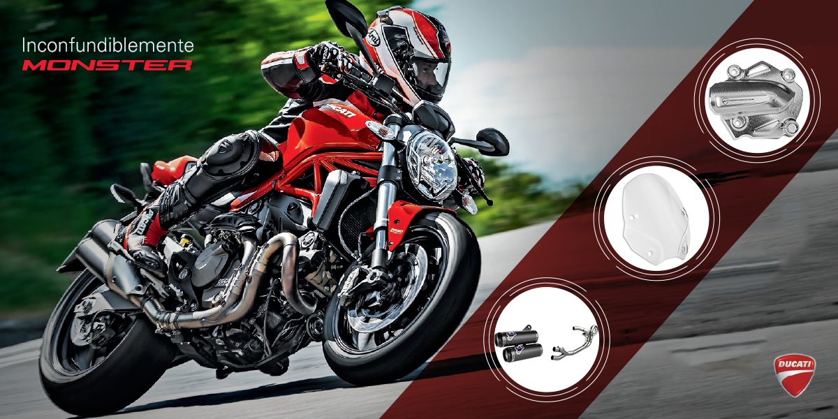 Encuentra los mejores accesorios para tu #Monster en la #TiendaDucati bit.ly/2jAoT3w