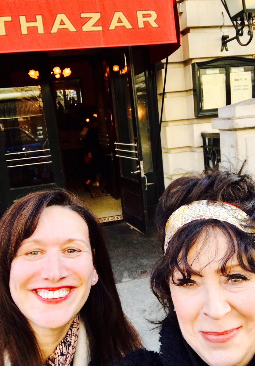 harriet_thorpe's tweet photo. .@BrendaGilhooly1 wonderful lunch+laughs @balthazarlondon #healthnaturally https://t.co/OqkiGel88I