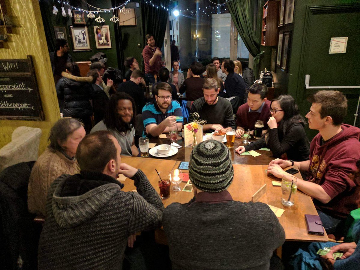 CabrolJulie's tweet photo. Crazy board games Night!!! @peppersaint  new record for the Event. I am so glad to be able to bring so many people together for a fun night! https://t.co/hPYFsmWwVW