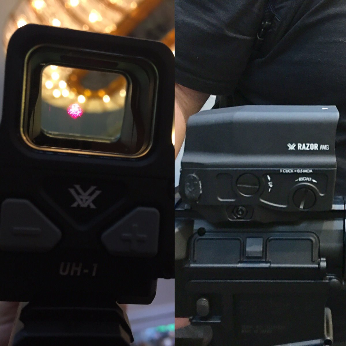 The new Razor AMG UH-1 holographic sight by <a href="/VortexOptics/">Vortex Optics</a> in person at <a href="/nssfshotshow/">SHOT Show</a>. #tactical #hunting #SHOT2017 #shotshow #rifle