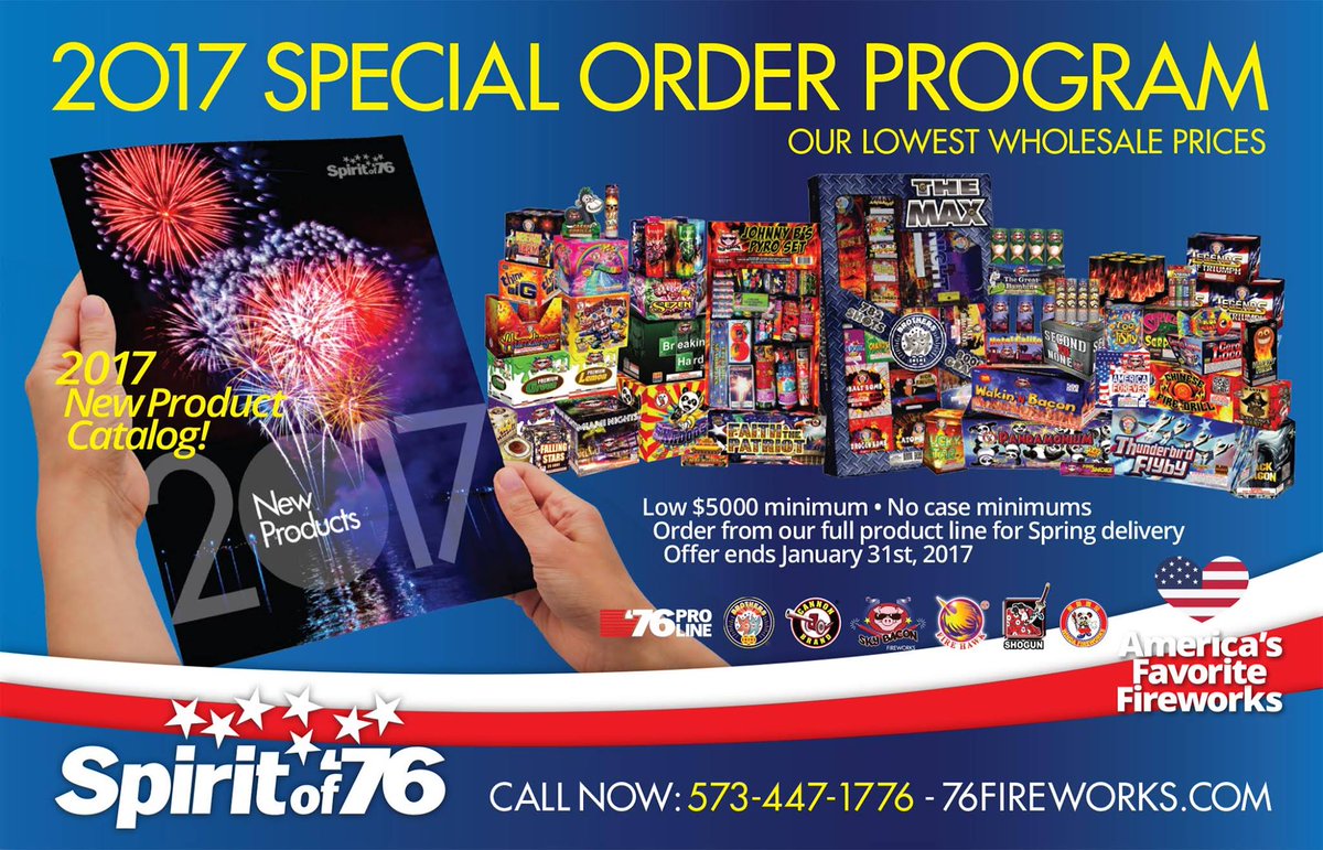 SO76ee's tweet image. Nuestro "Special Order Program" termina pronto! - Llámanos ahora y aprovecha los precios más bajos del año: 1 (573) 447-1776 - #76fireworks