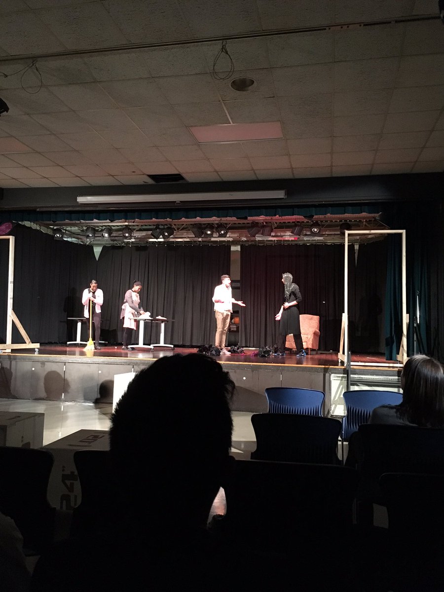 MsClancy09's tweet photo. Loved my sneak peek! "on the day Santiago Nasar died.." Break a leg, @IAEast #litperformance on your production! @RBBrinks @StudentsIA https://t.co/cKPWyz5sb8