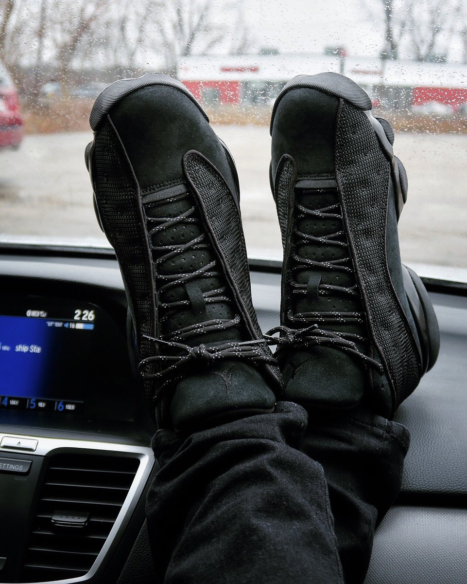 black cat 13 on feet