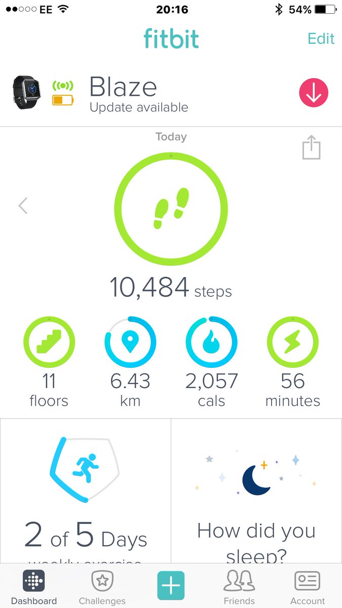 Did it!! Yaaay! @FitbitUK #walk #10000steps